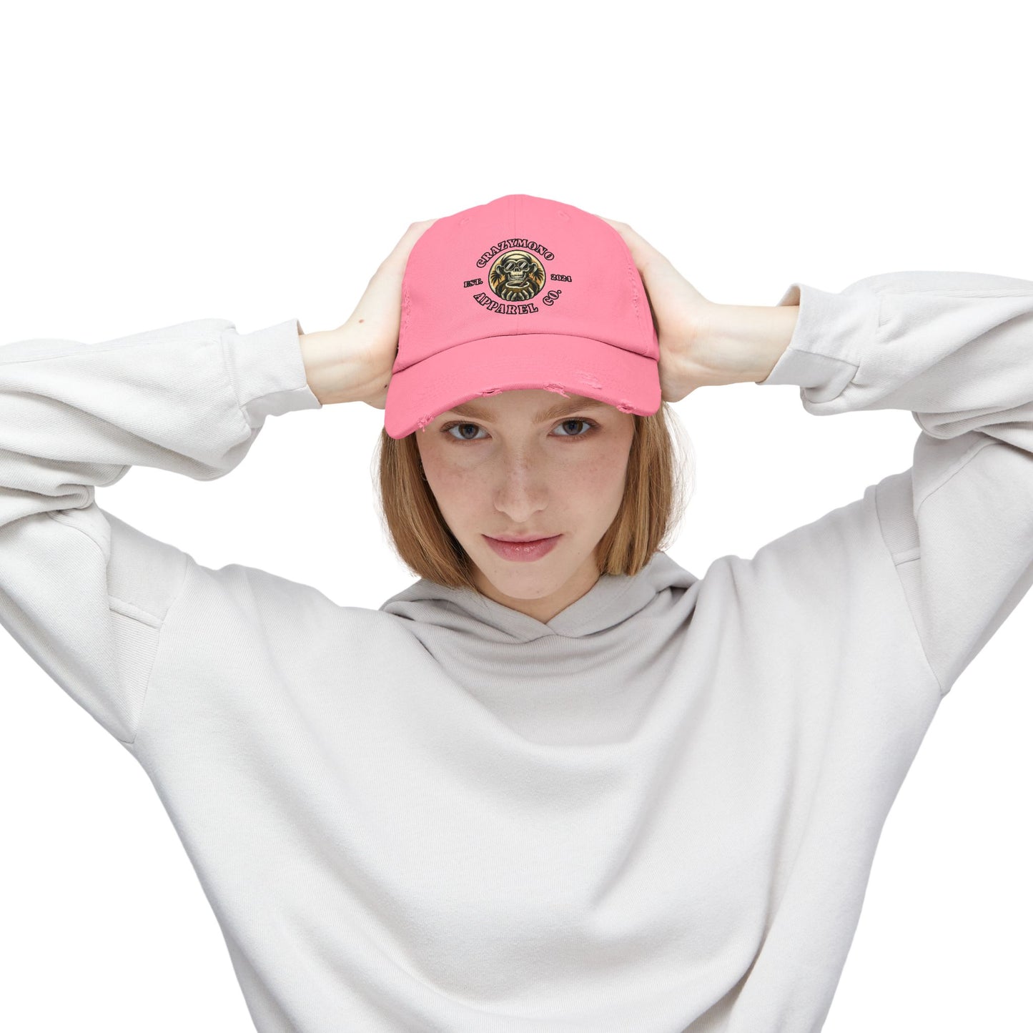 CrazyMono - Distressed Unisex Cap