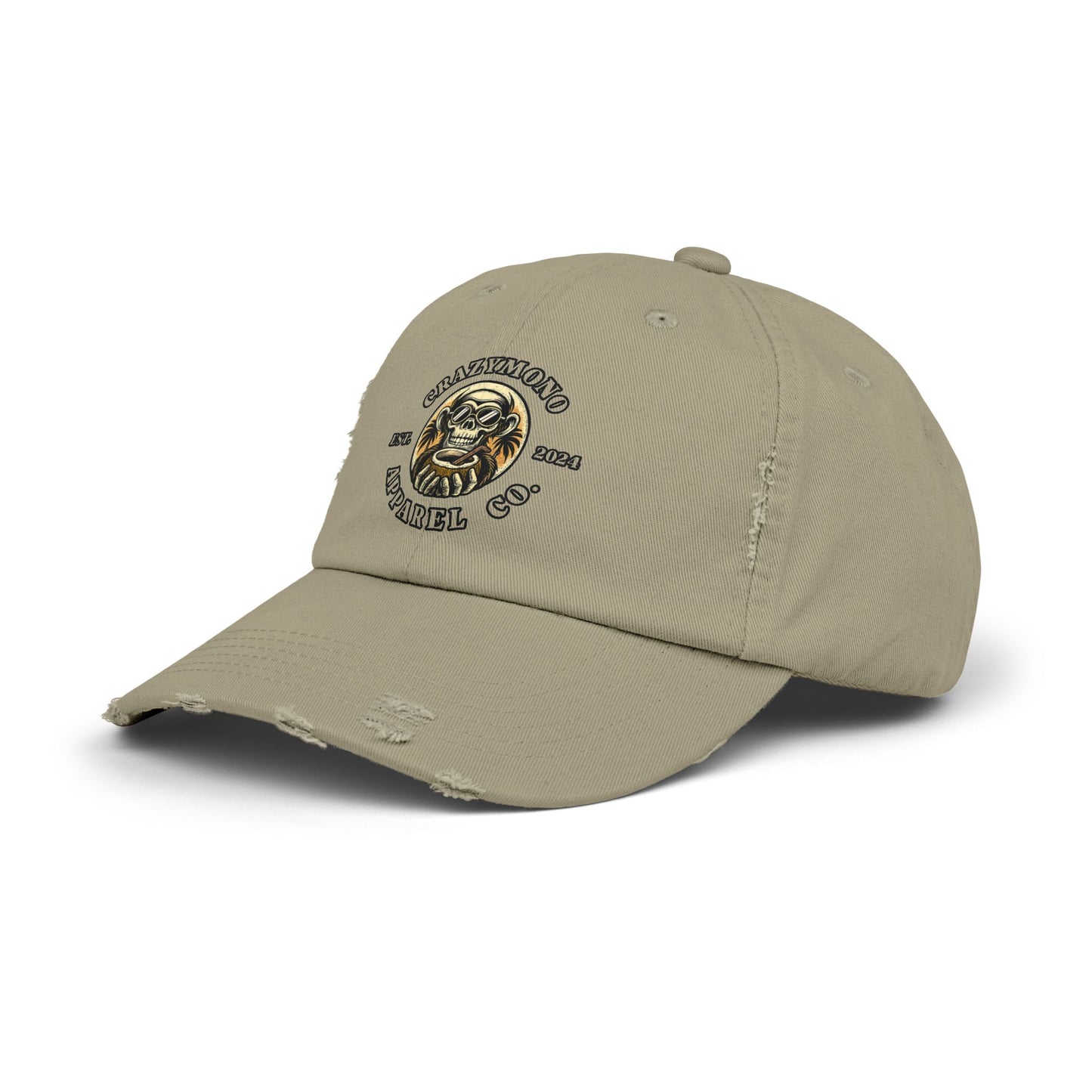 CrazyMono - Distressed Unisex Cap