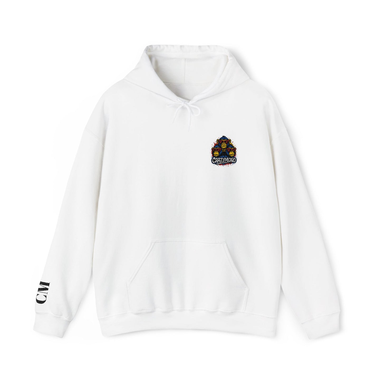 CrazyMono-Shambik-embroidered Hooded Sweatshirt