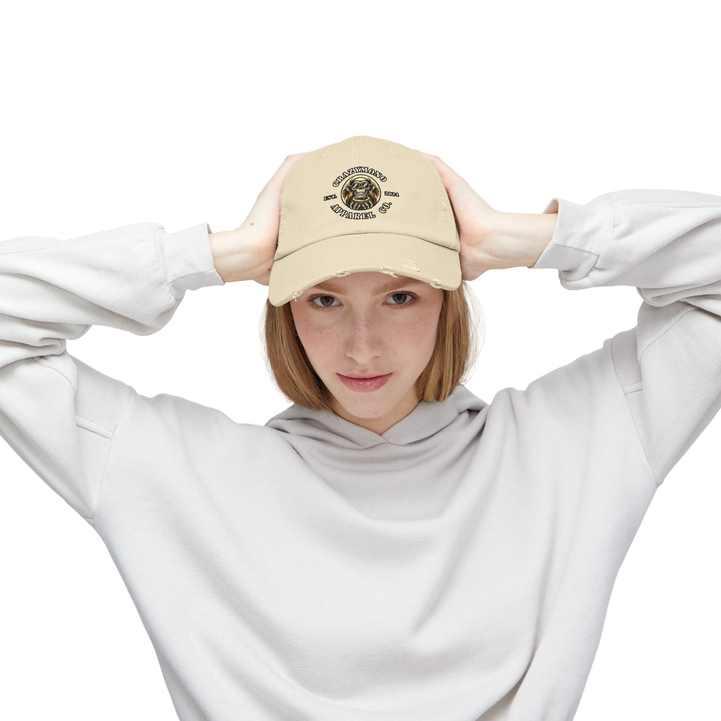 CrazyMono - Distressed Unisex Cap