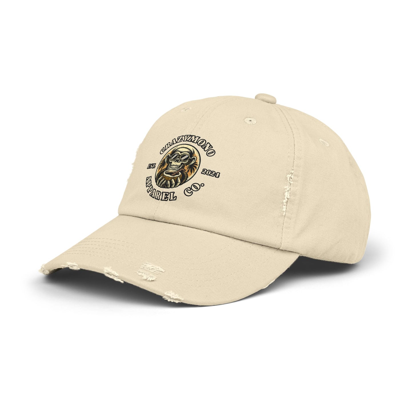 CrazyMono - Distressed Unisex Cap