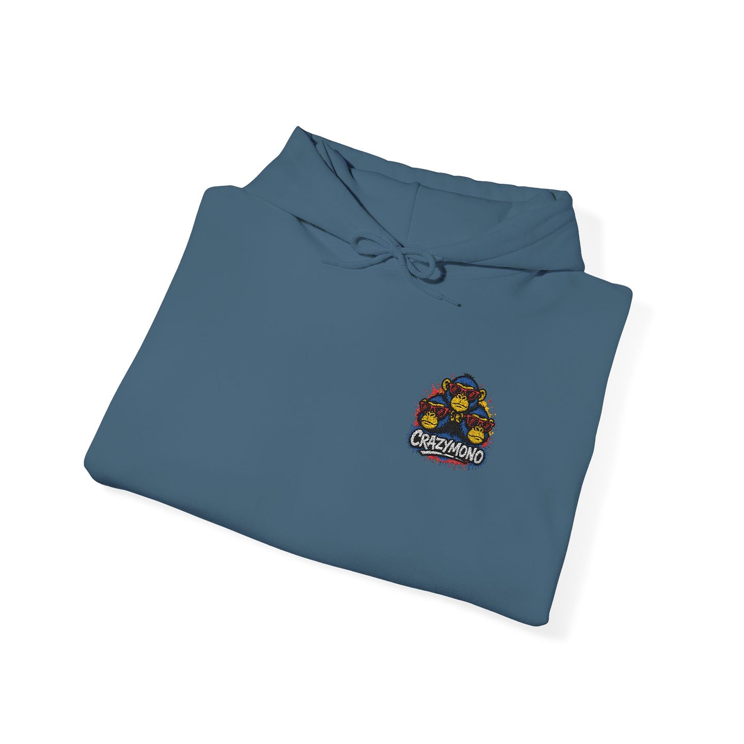CrazyMono-Shambik-embroidered Hooded Sweatshirt
