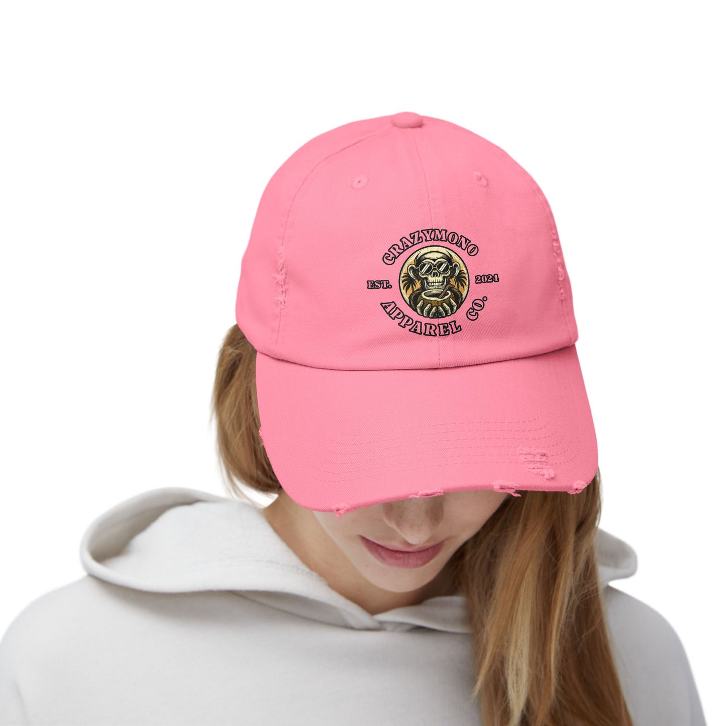 CrazyMono - Distressed Unisex Cap