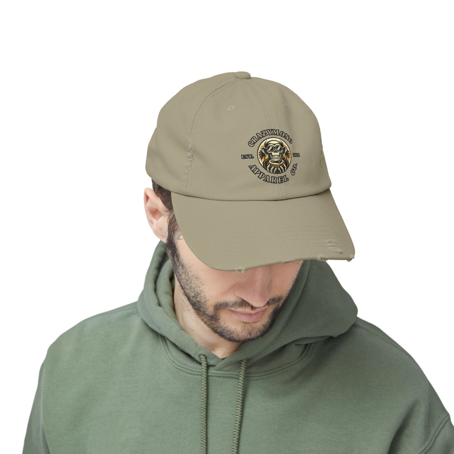 CrazyMono - Distressed Unisex Cap