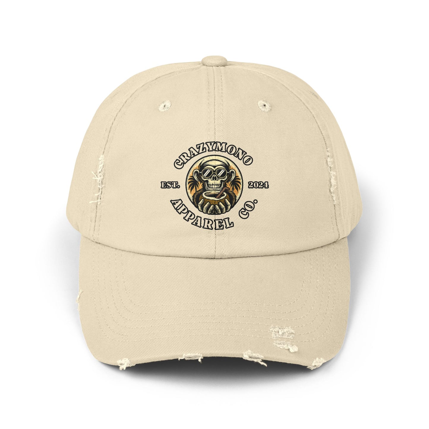 CrazyMono - Distressed Unisex Cap