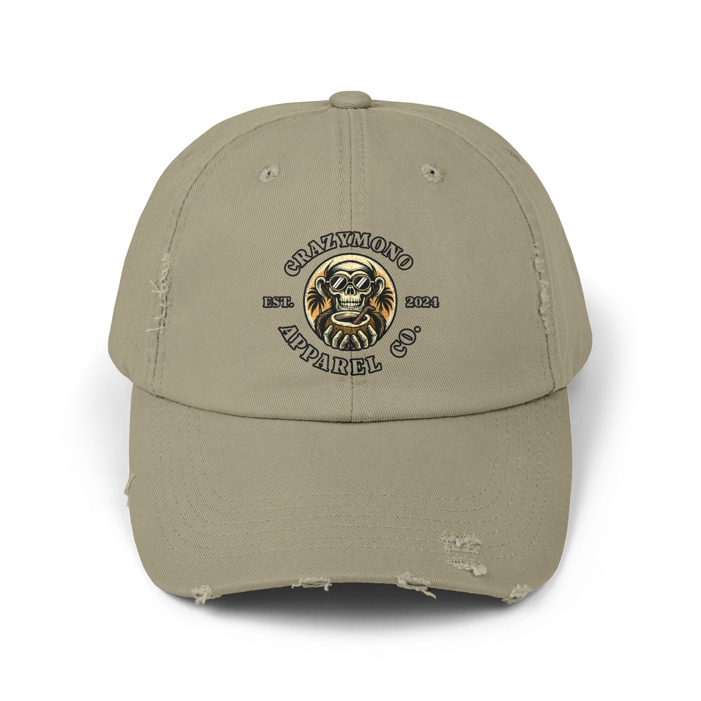 CrazyMono - Distressed Unisex Cap