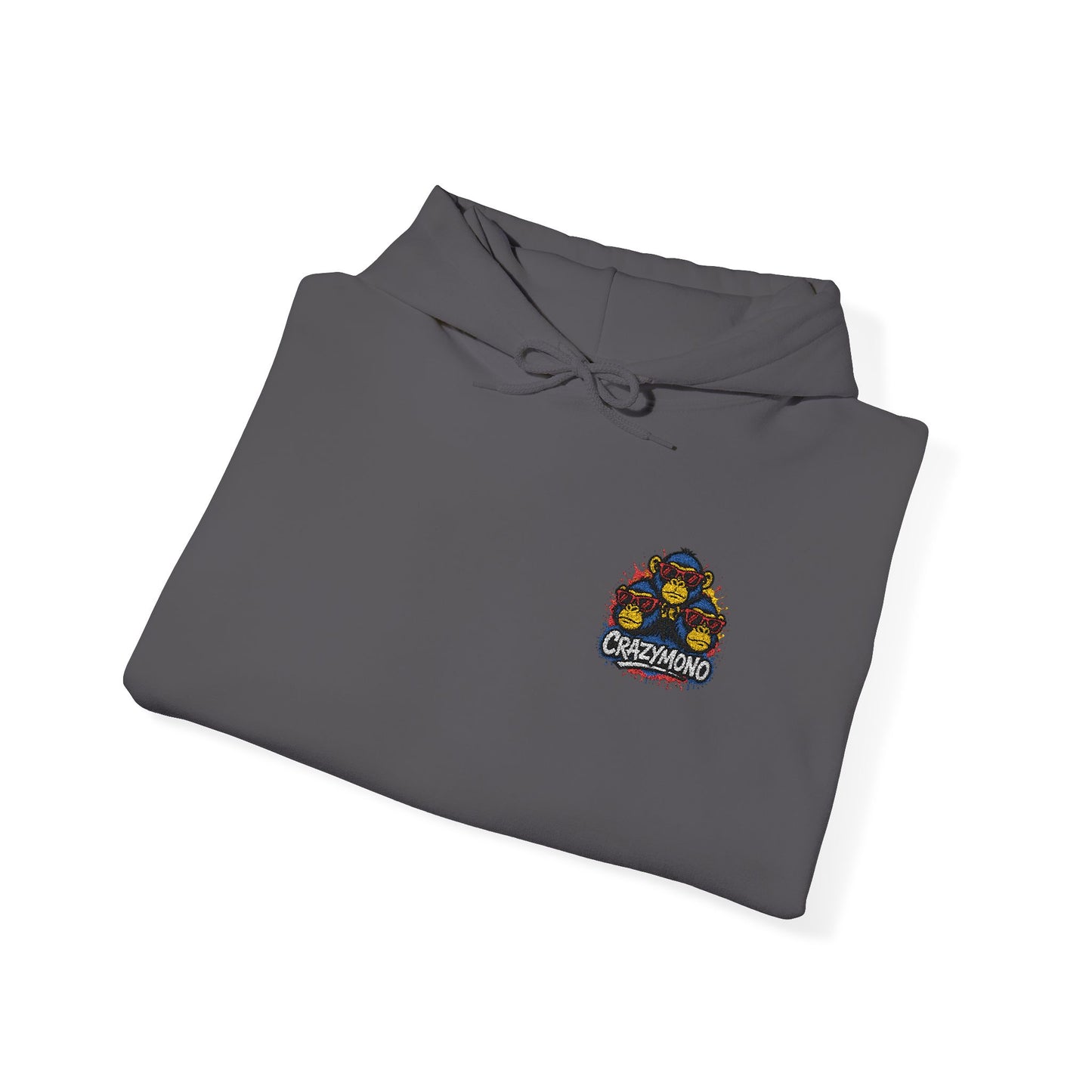 CrazyMono-Shambik-embroidered Hooded Sweatshirt