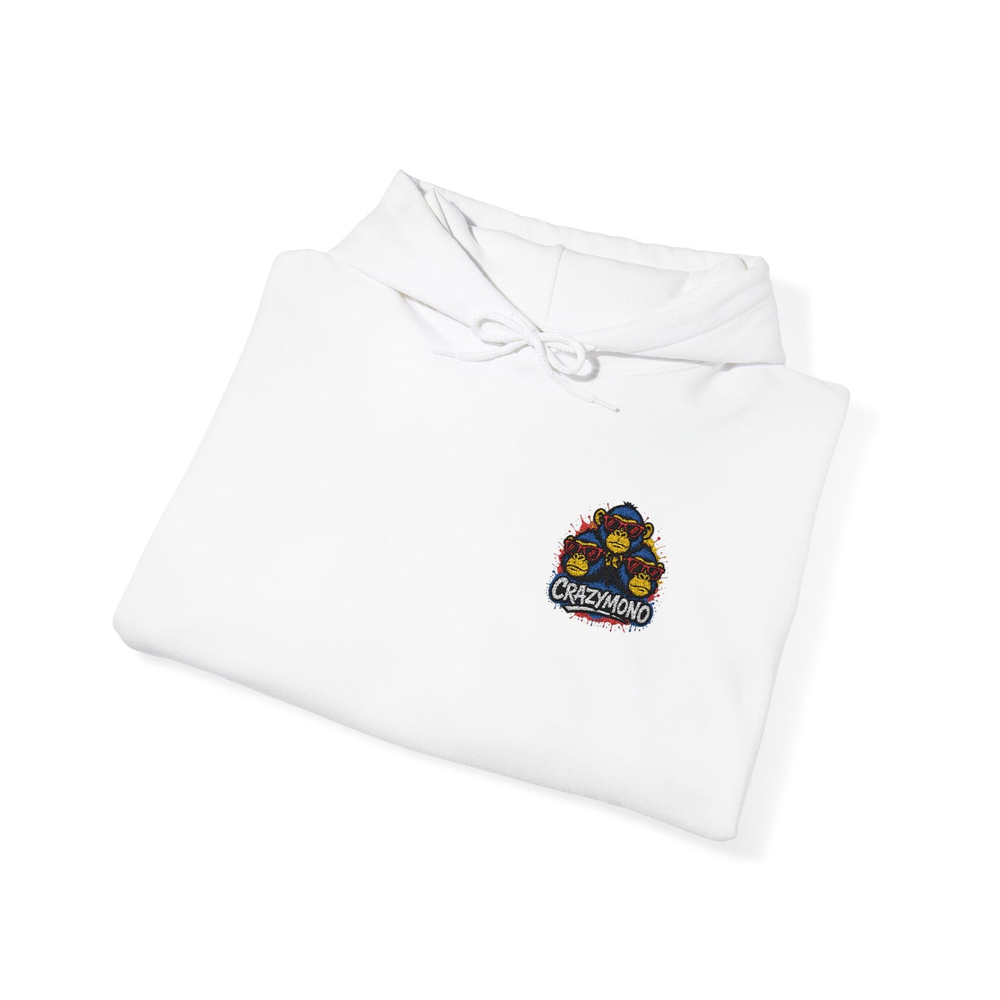 CrazyMono-Shambik-embroidered Hooded Sweatshirt